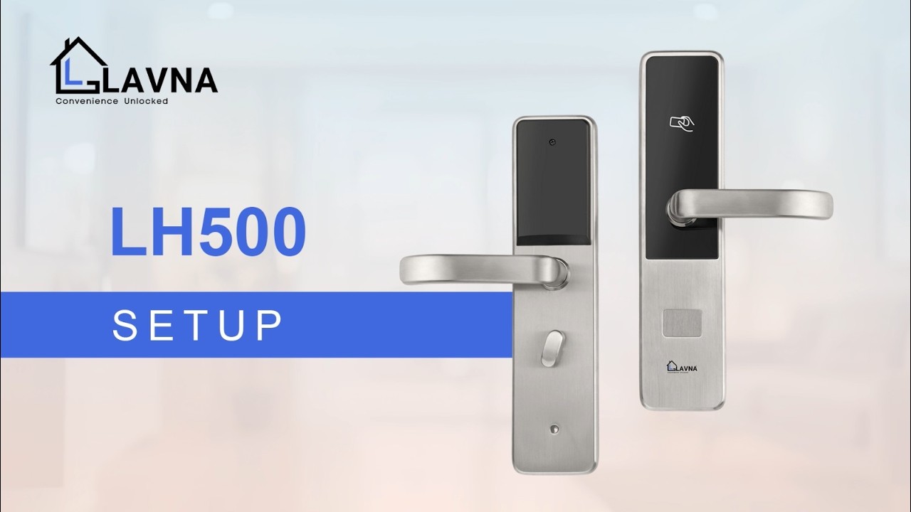 LAVNA LH500 Setup Video | Easy Setup Smart Hotel Door Lock | LAVNA Locks