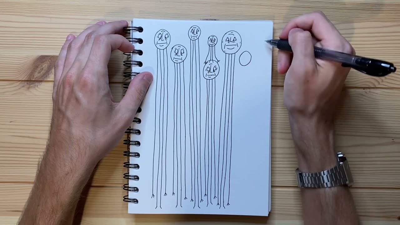 Drawing a Couple of Tall Monsters