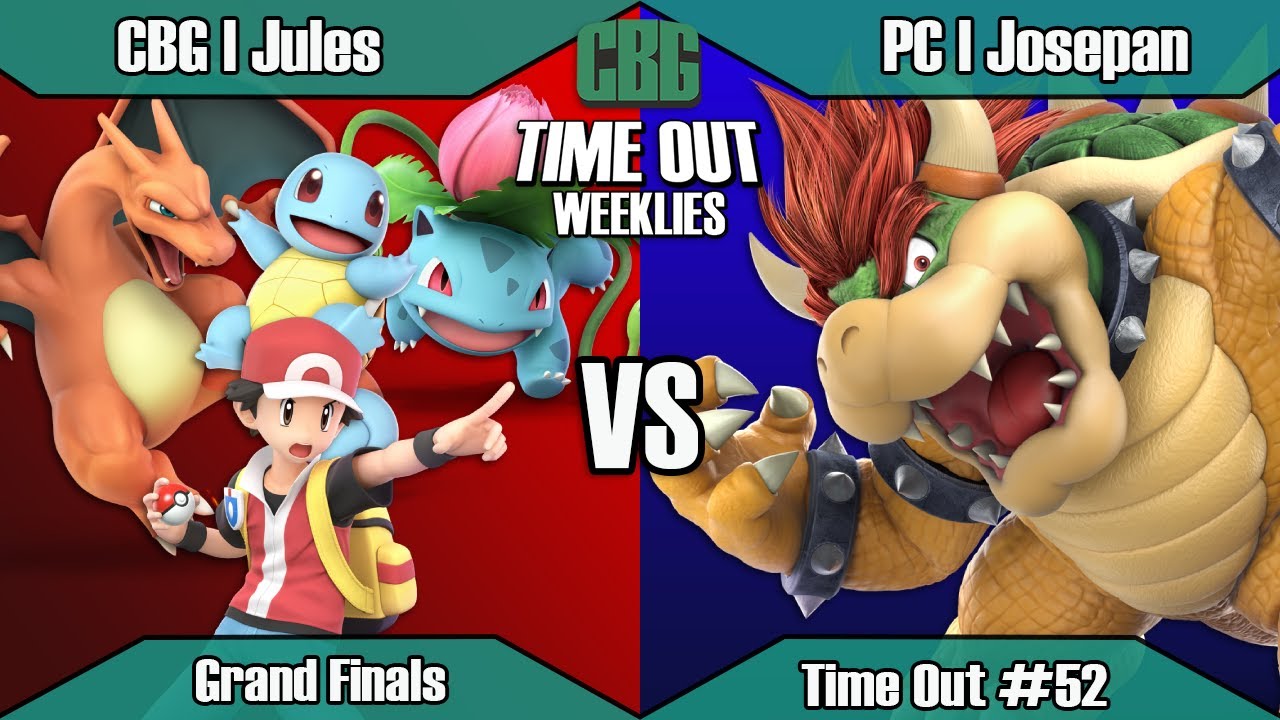 Time Out #52 | Grand Finals | CBG | Jules (Pokémon Trainer) vs. PC | Josepan (Bowser)