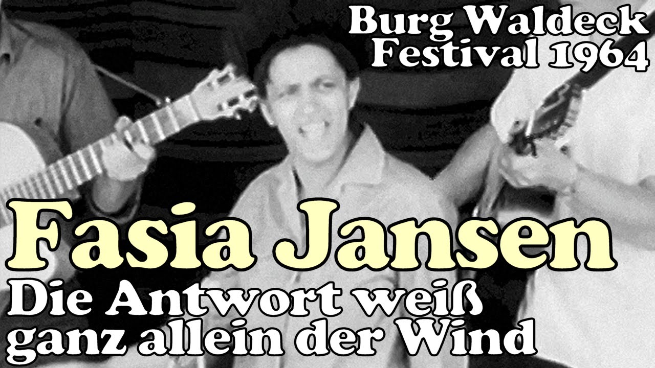 Fasia Jansen 1964 beim Waldeck Festival: 