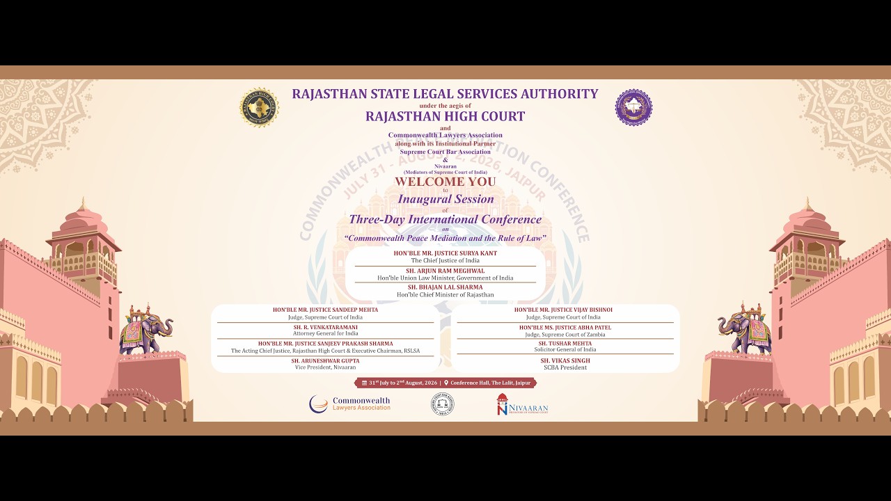 RSLSA Day -1 | Three-Day International Conference | Commonwealth Peace Mediation and the Rule of Law