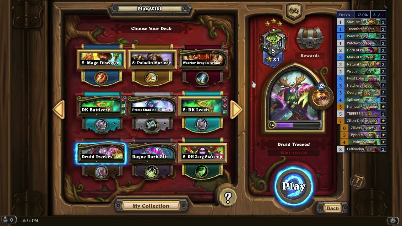 Play Cards, Spells or Summon Minions? Try Druid Treants (Wild) | Hearthstone