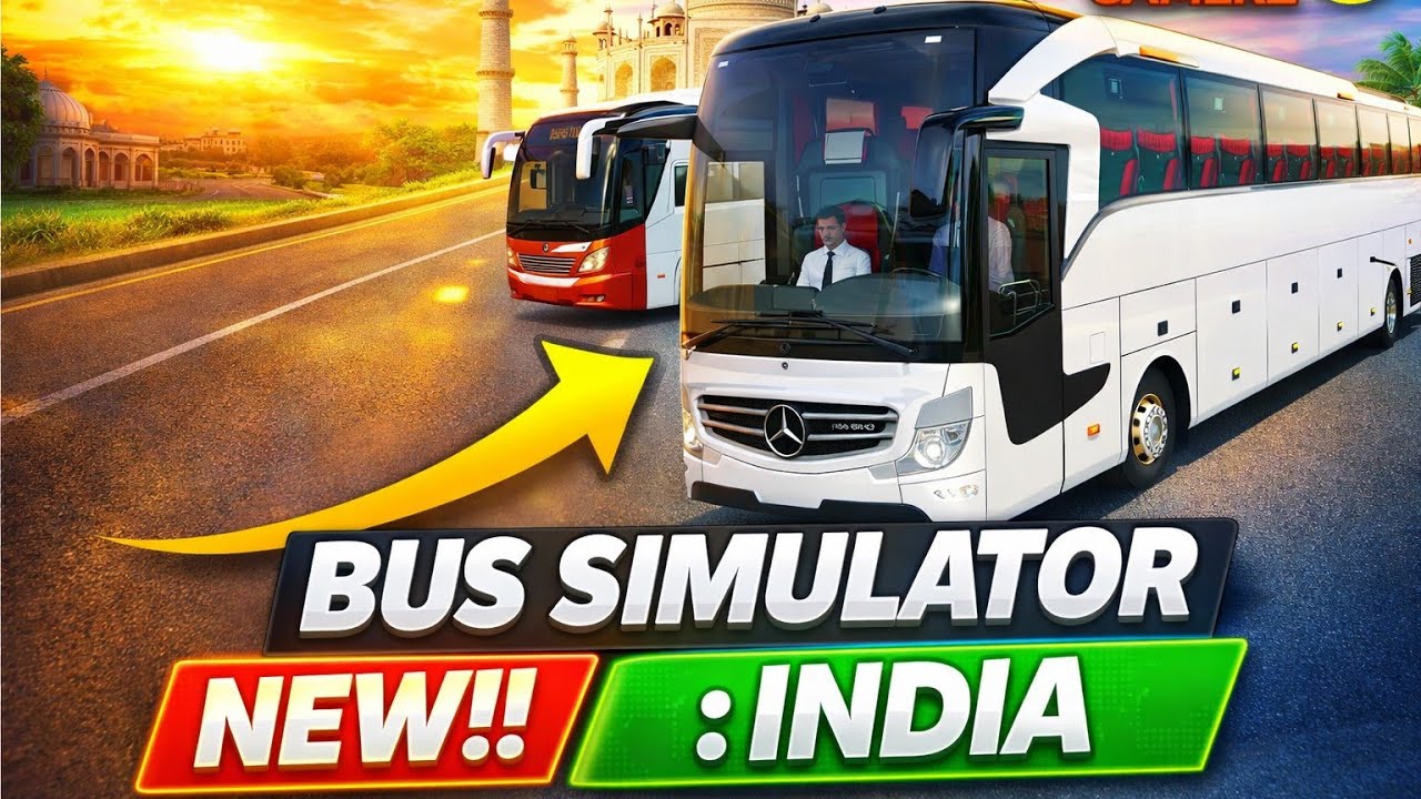 Bus Simulator Gameplay 🔥 Realistic Bus Driving in India 🇮🇳 