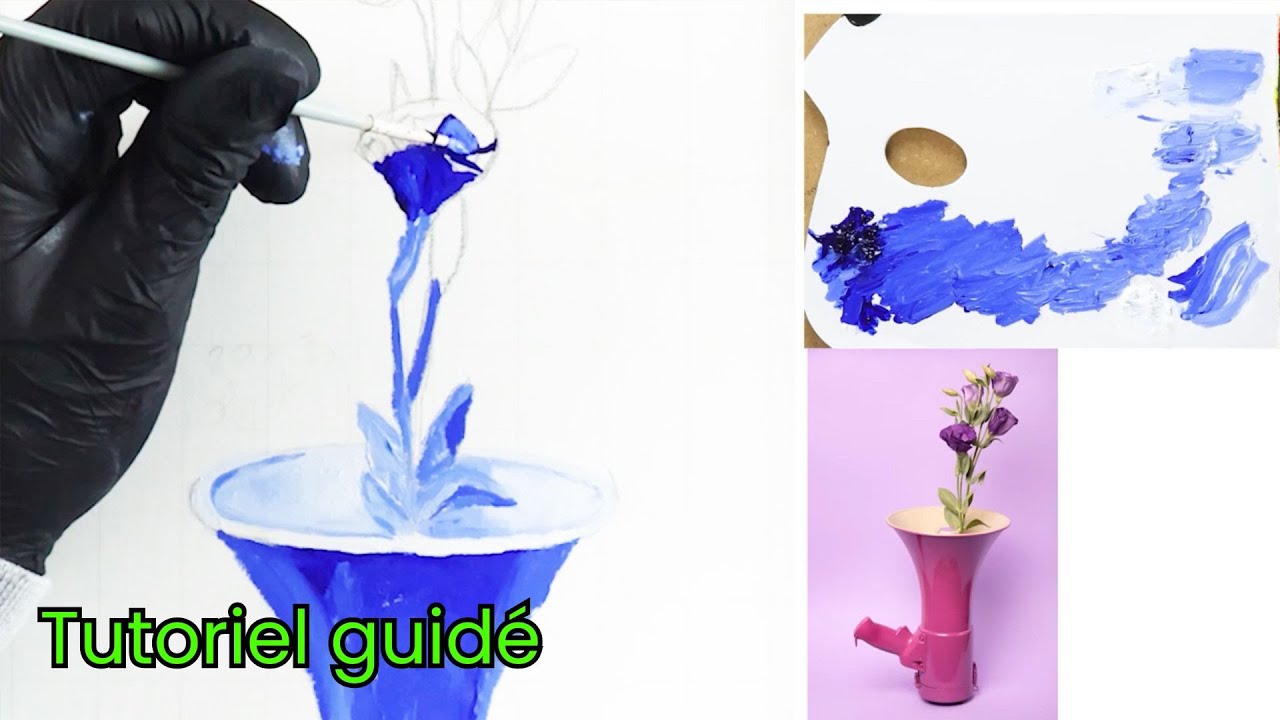 Peindre avec seulement deux couleurs | Exercice simple pour débutants