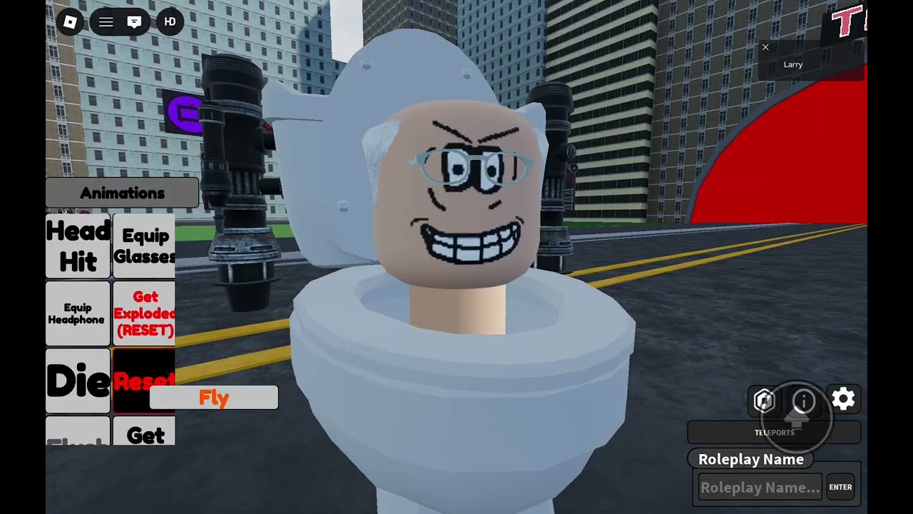 Playing a skibidi toilet game i found 