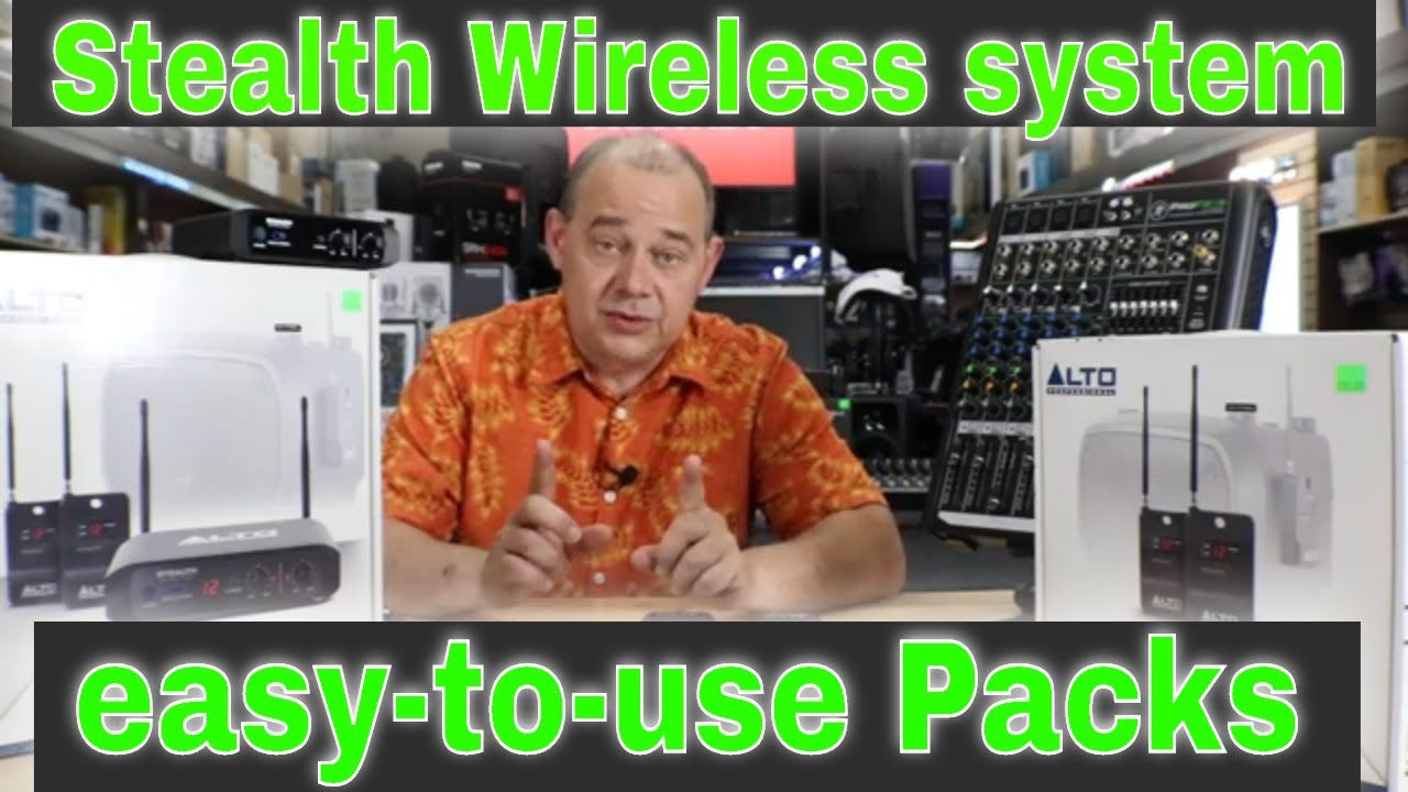 ✅ How to Connect The Alto Stealth Wireless UHF Speaker System package