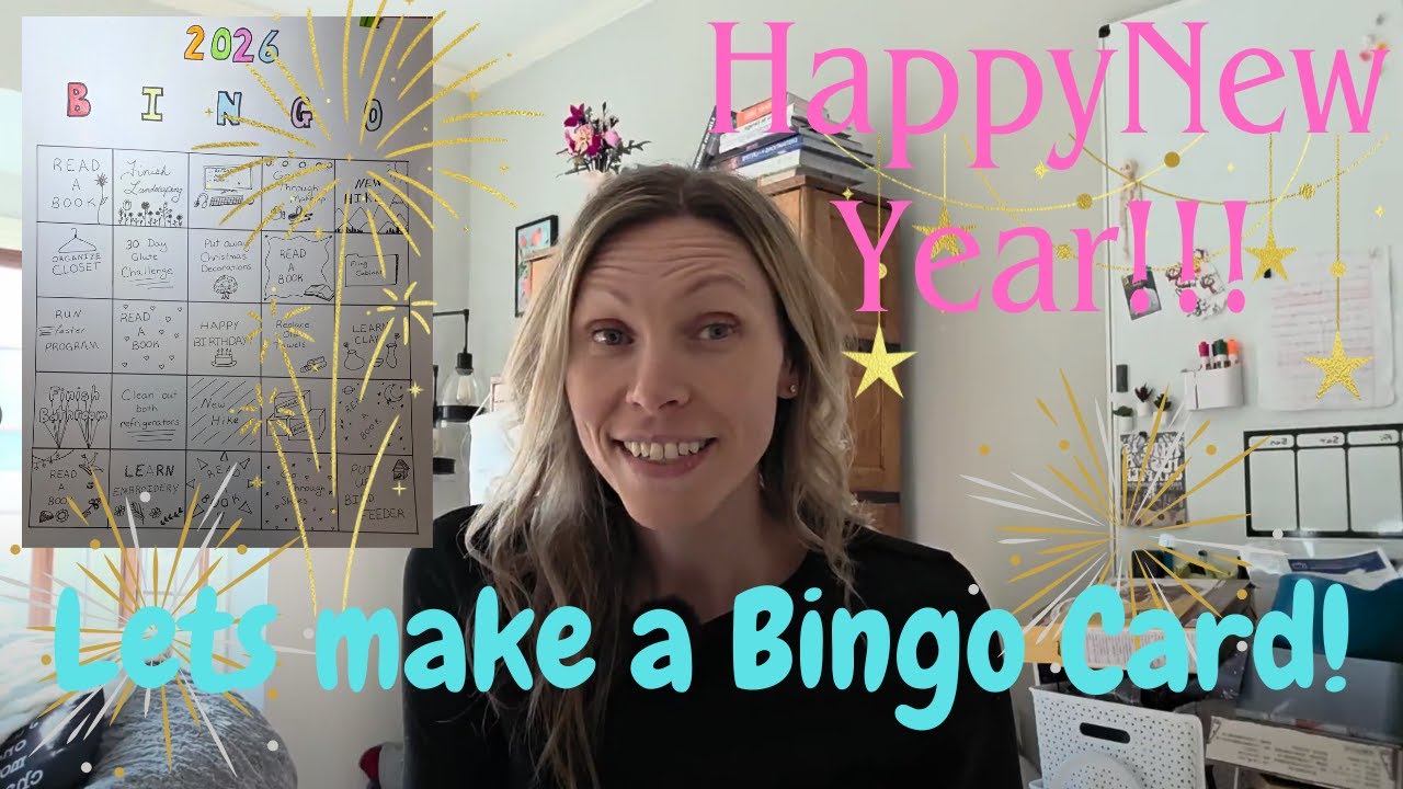 Happy New Year!!! Lets make a Bingo card for 2026!