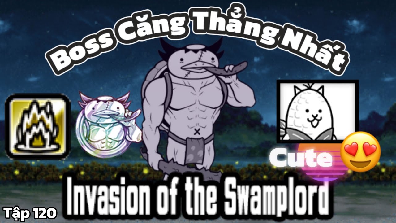Màn Đánh Boss Căng Thẳng Nhất The Battle Cats 😀