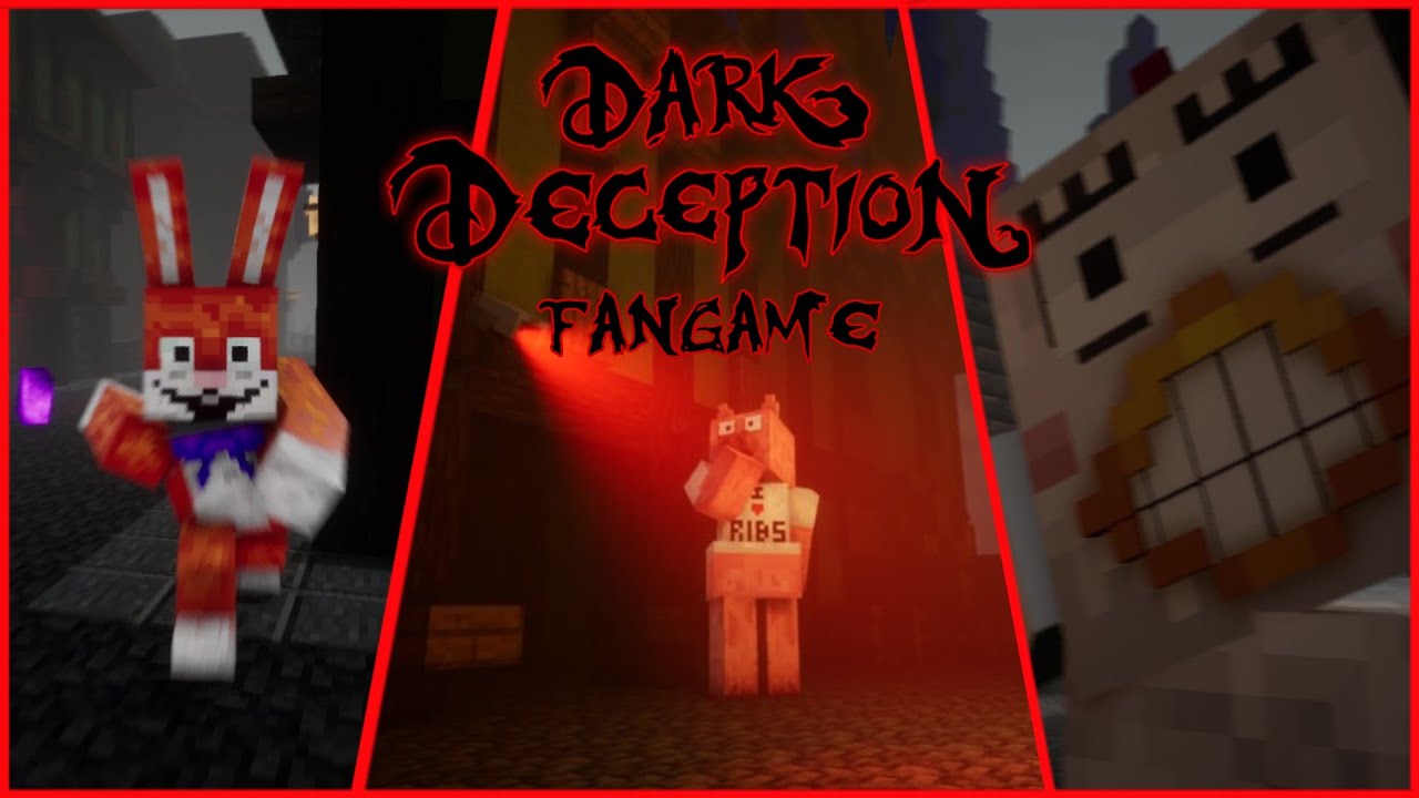 A Minecraft X Dark Deception FanGame? (No Deaths) || Minecraft Mascots
