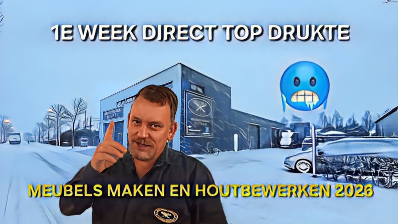 #91 | Bijzondere meubels maken - Grote eiken kast - Cnc bladen frezen - tafel opdikken - Oli&euml;n tafel