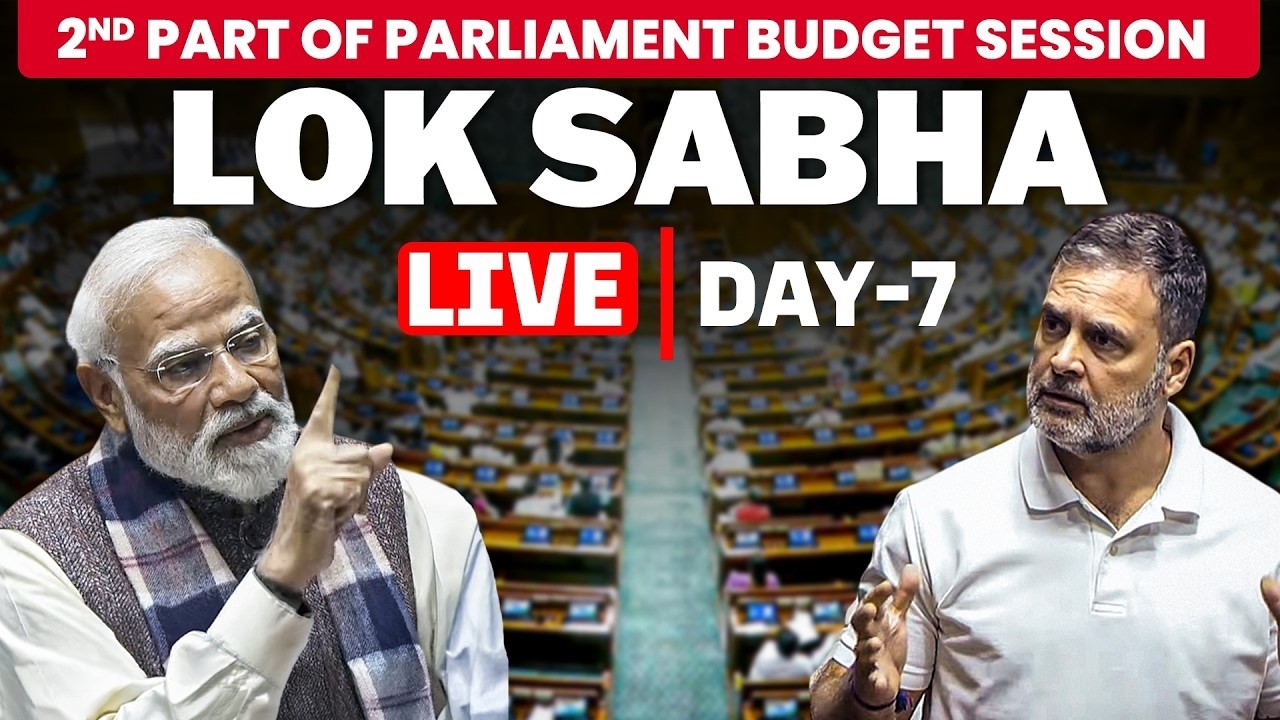 LIVE: Lok Sabha | Parliament’ Budget Session | Govt vs opposition | Congress MPs suspension | Rahul