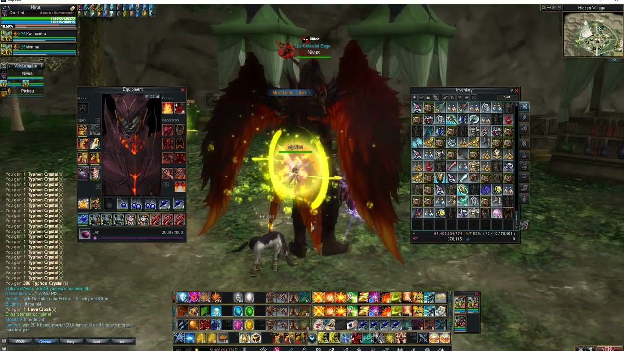 Rappelz - Crafting Lava Cloak