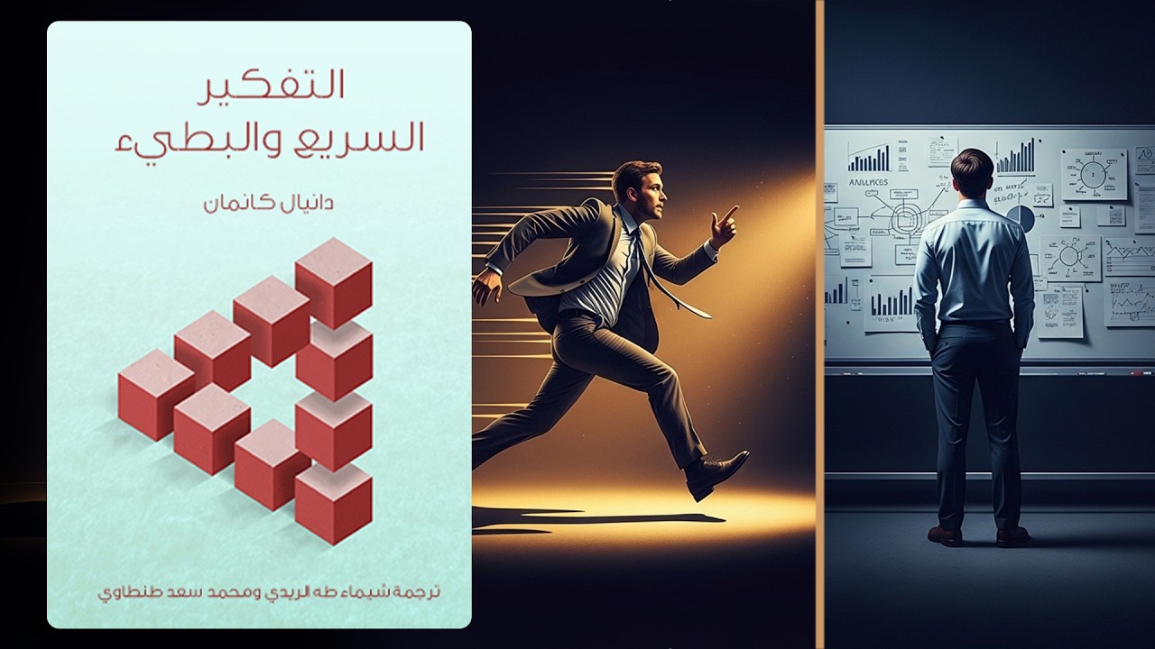 اكتشف نمط التفكير الخاص بك| ملخص كتاب التفكير البطيء والتفكير السريع