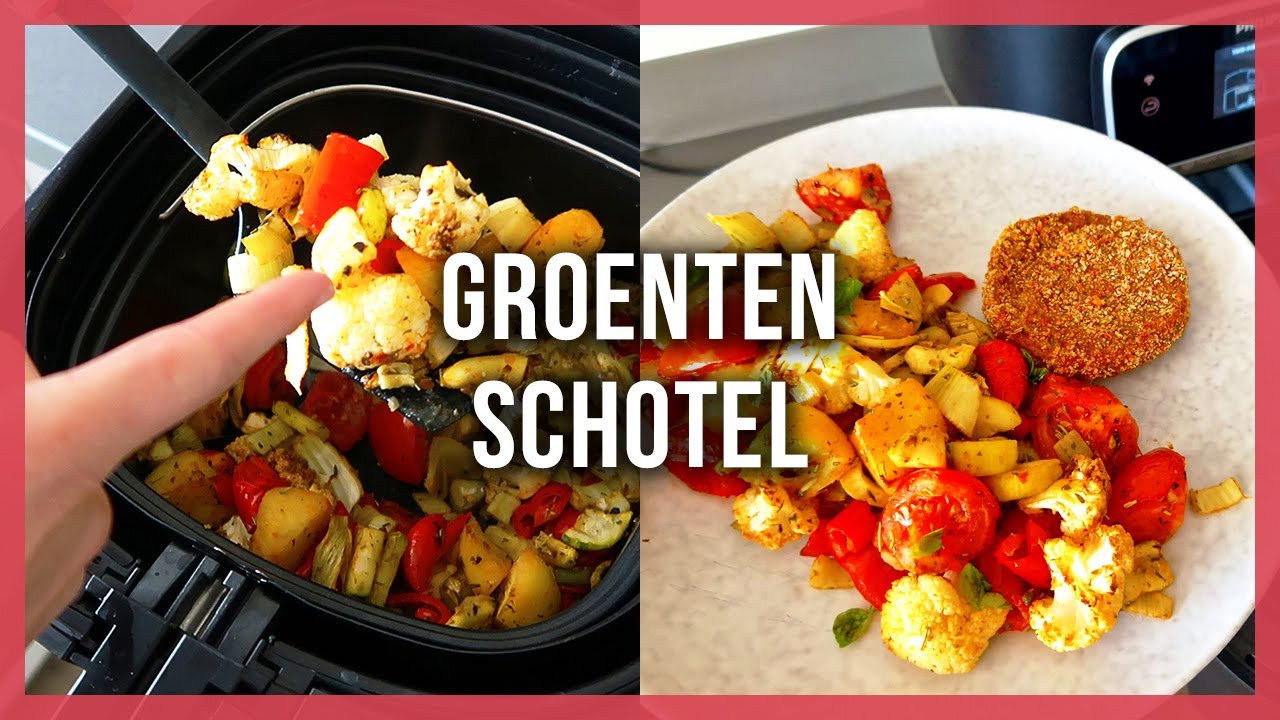 Makkelijke Groenten Schotel uit de Airfryer (gezond airfryer recept)