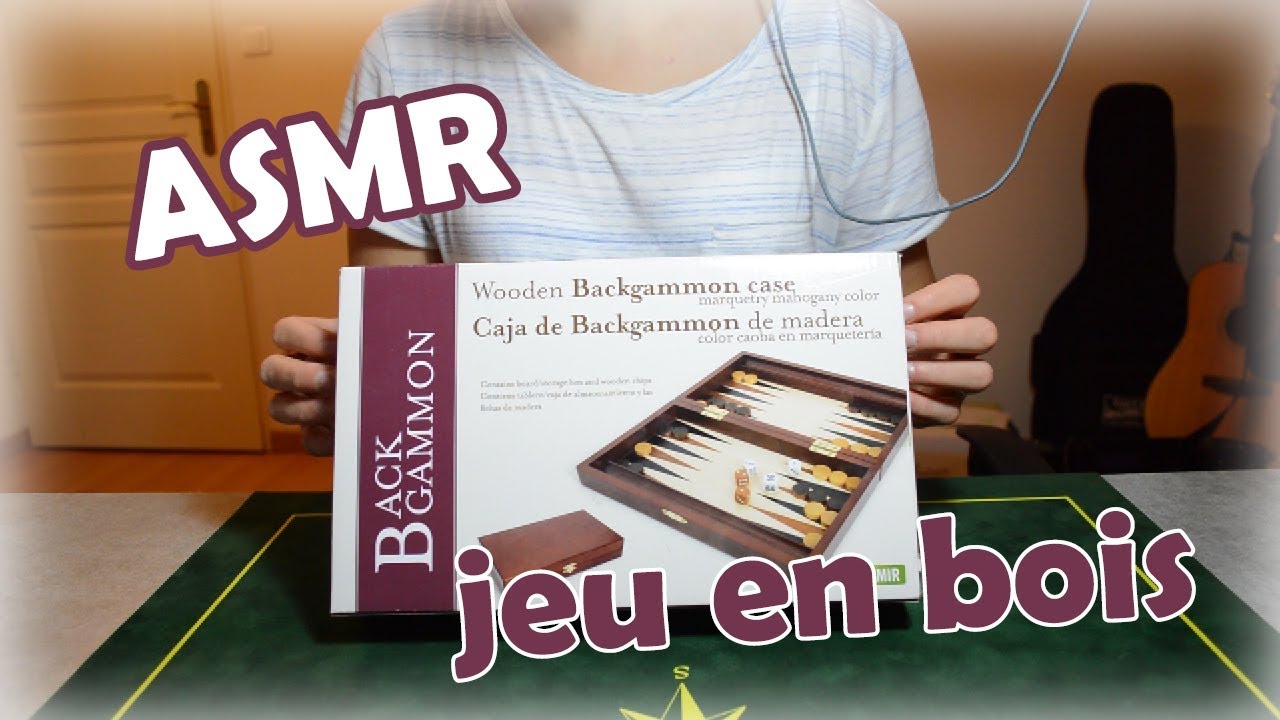 ASMR Fr - Jeu en bois : Unboxing, crinkle, tapping, chuchotements...