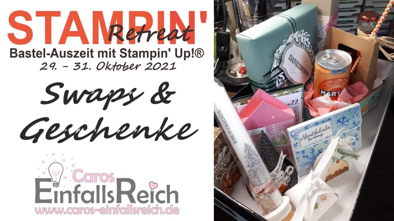 Swaps und Geschenke | Stampin' Retreat Oktober 2021 | Bastel-Auszeit mit Stampin' Up!