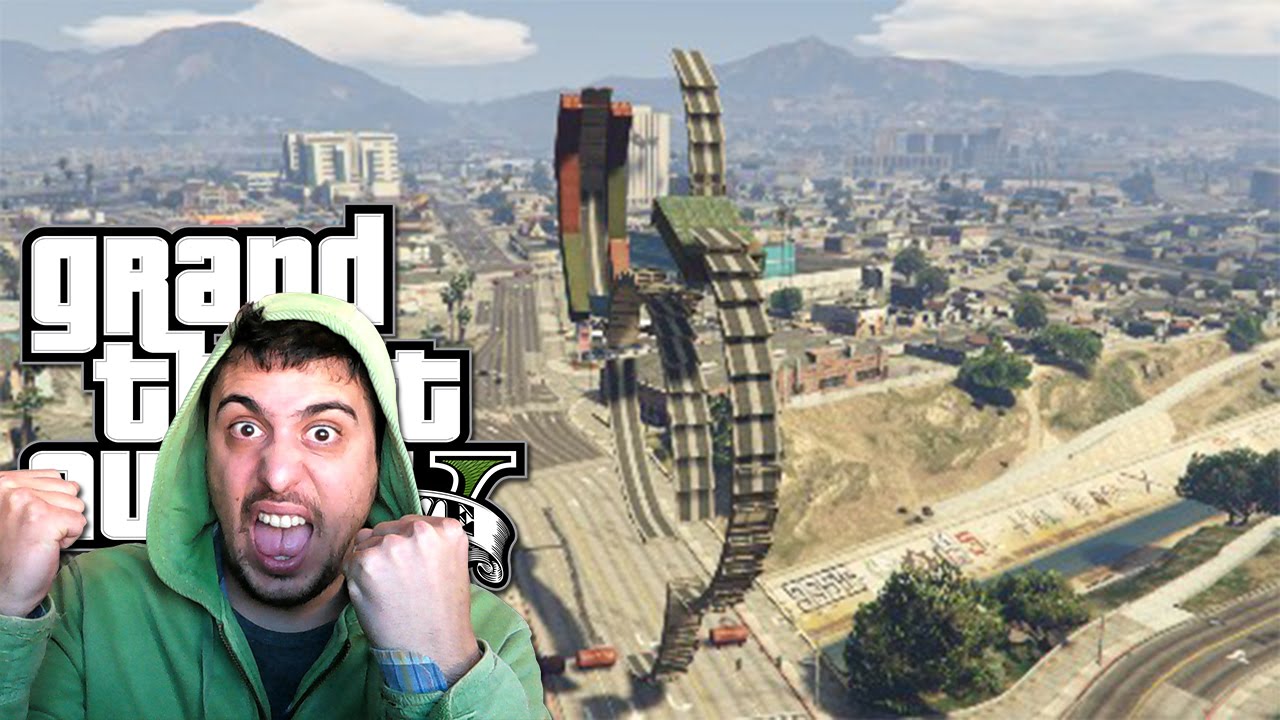 GTA V CARRERA LOCA! SUPER DOBLE LOOPING!! ME SALE DE LUJO!! BUENO CASI! xFaRgAnx
