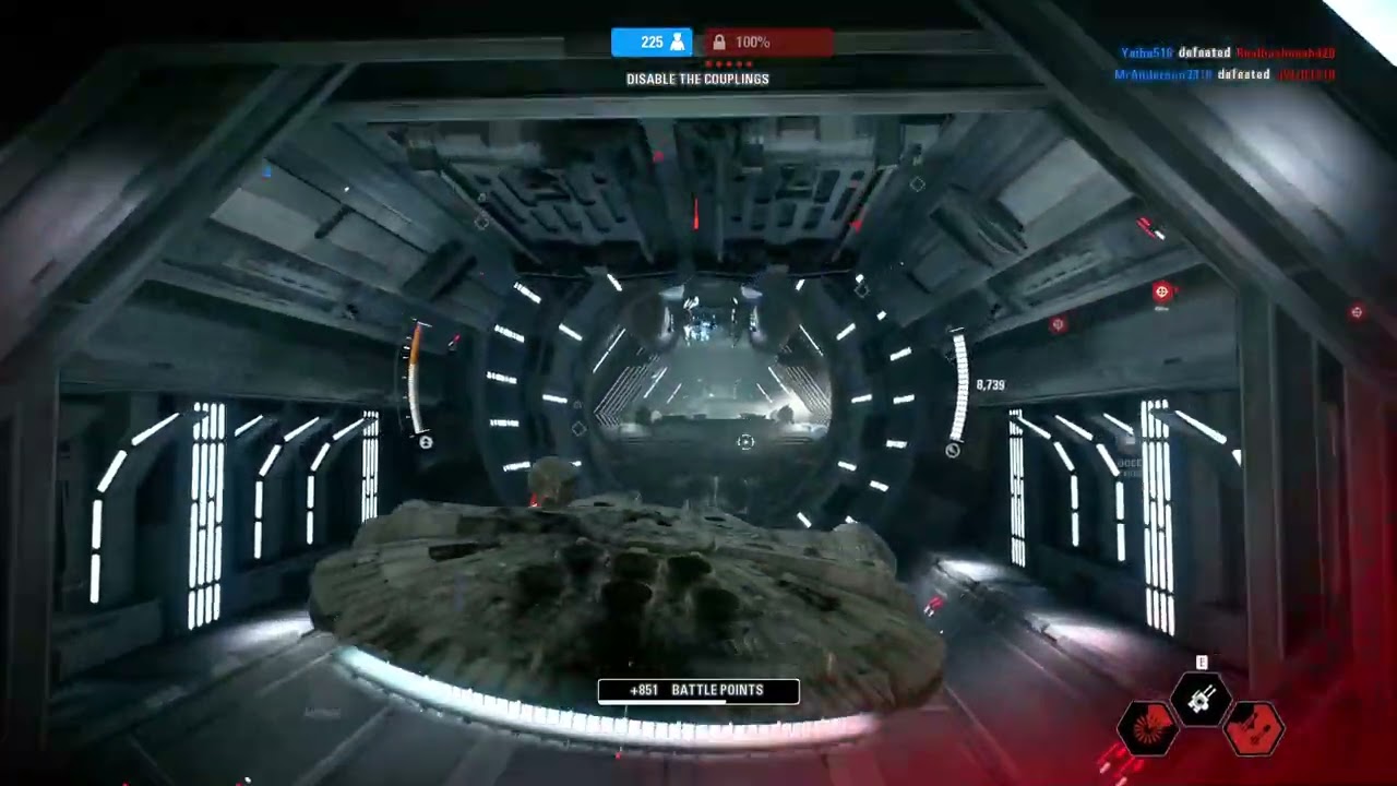 Millennium Falcon attacks Imperial Shipyards on Fondor || Starfighter Assault: Battlefront 2