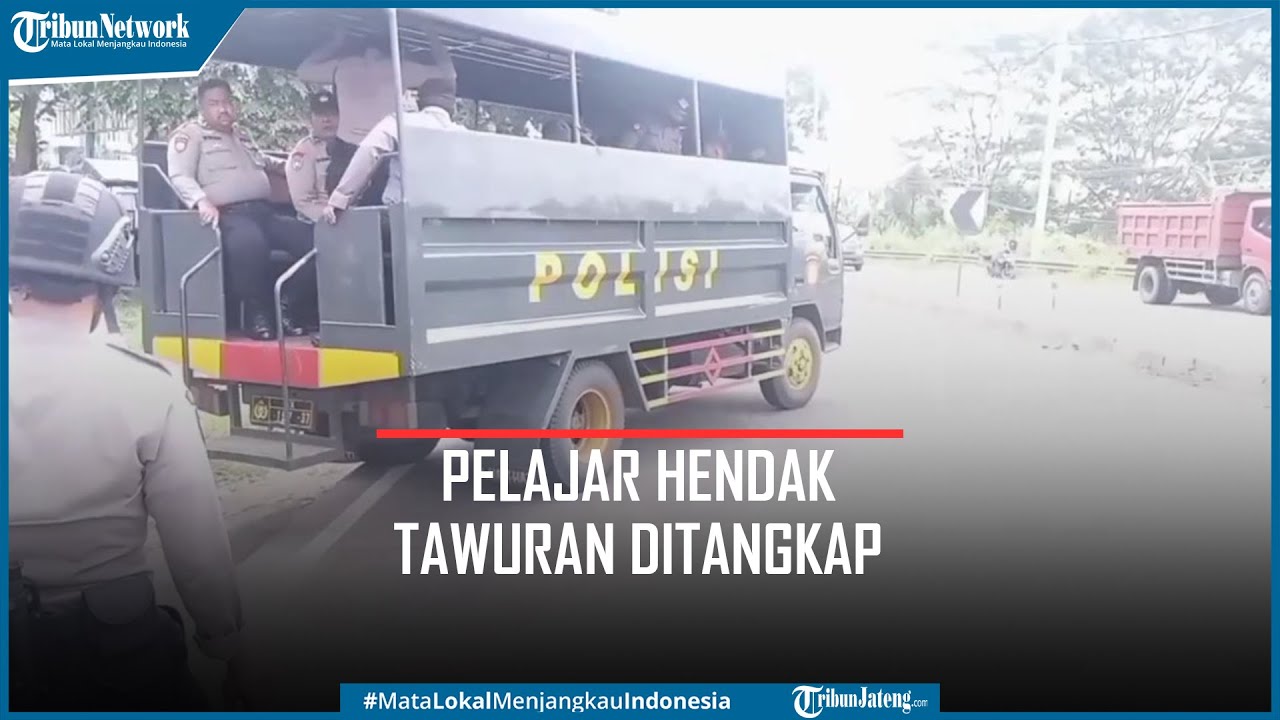 Hendak Tawuran, Pelajar Batang Dikejar Polisi dan Warga