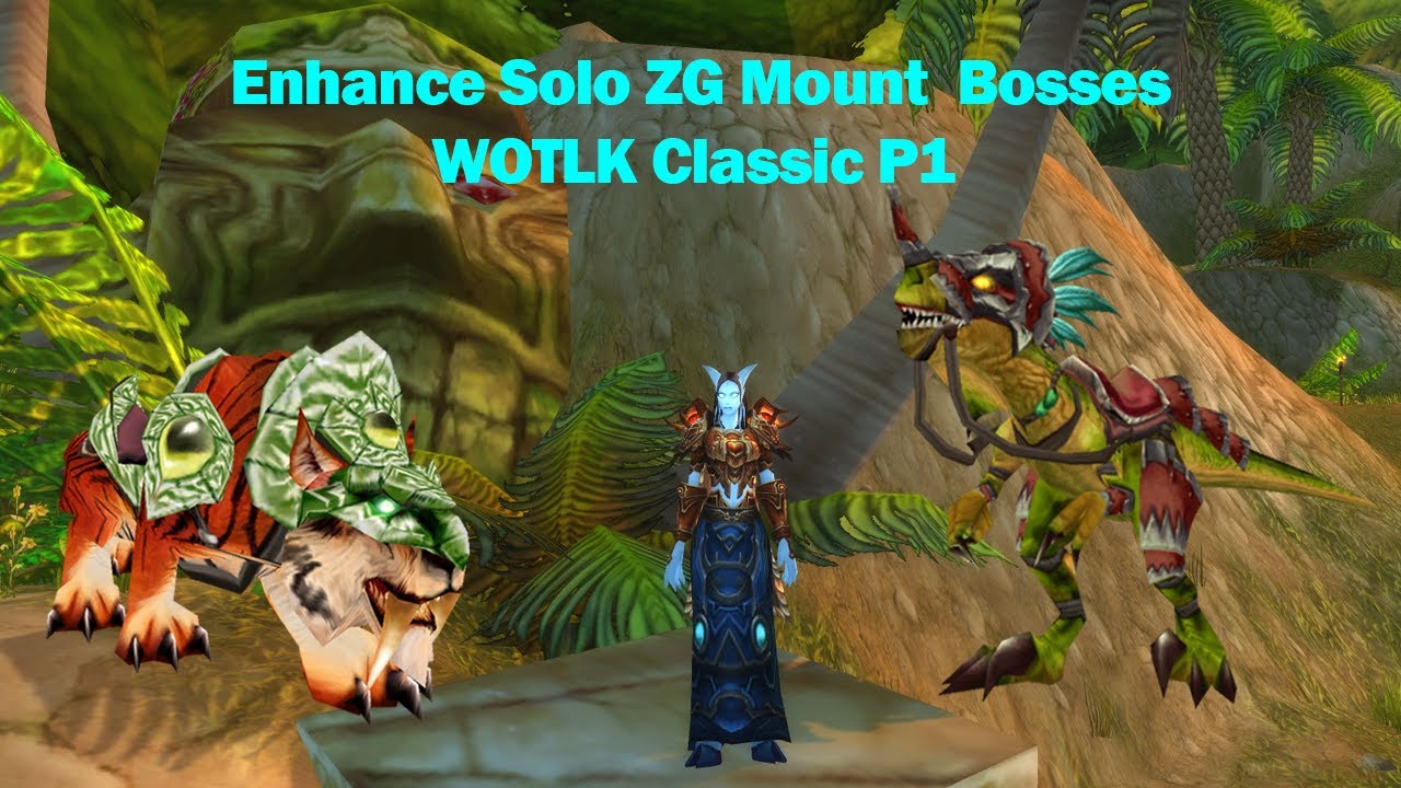 Enhance Shaman easy Zul Gurub Mount Farm in Wotlk classic