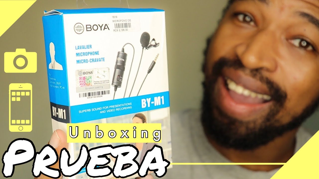Microfono de solapa BOYA BY-M1 | Prueba y Unboxing