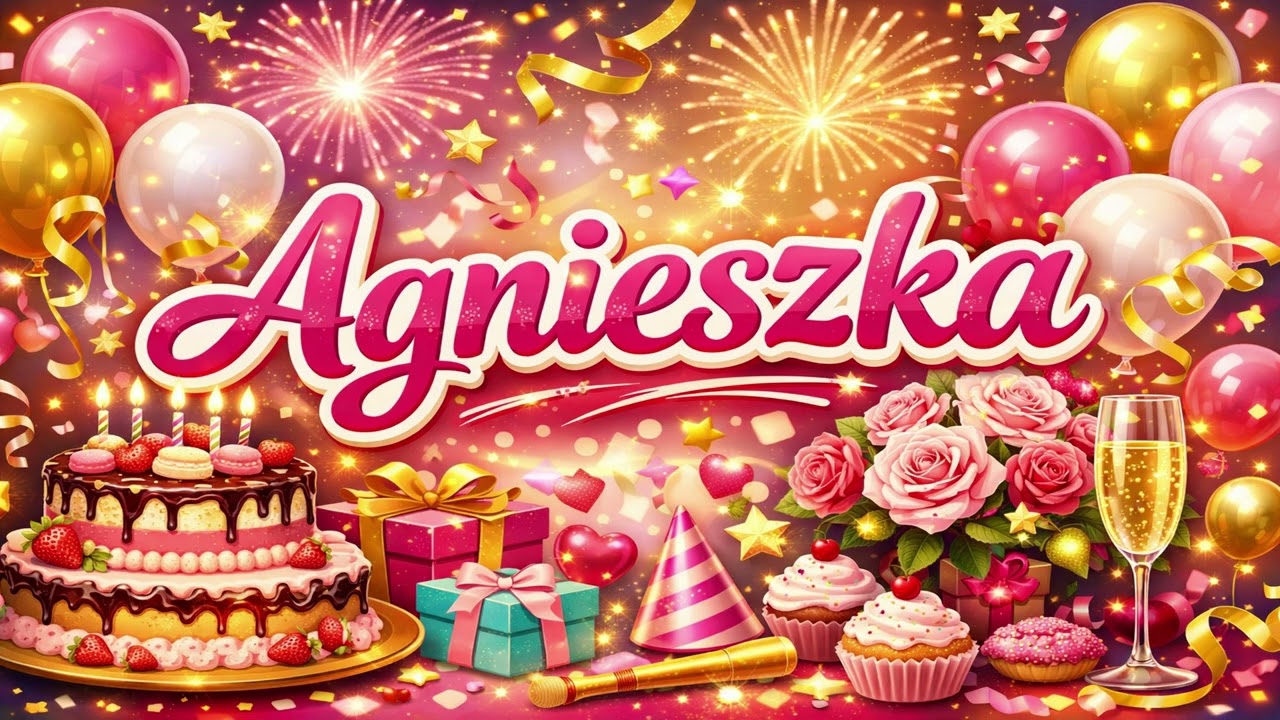 Sto Lat dla Agnieszki 🎉 | Urodziny & Imieniny | Wzruszająca Piosenka