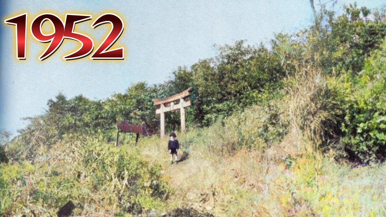 昭和27年　草木に囲まれた鳥居は現在どうなっていますか？