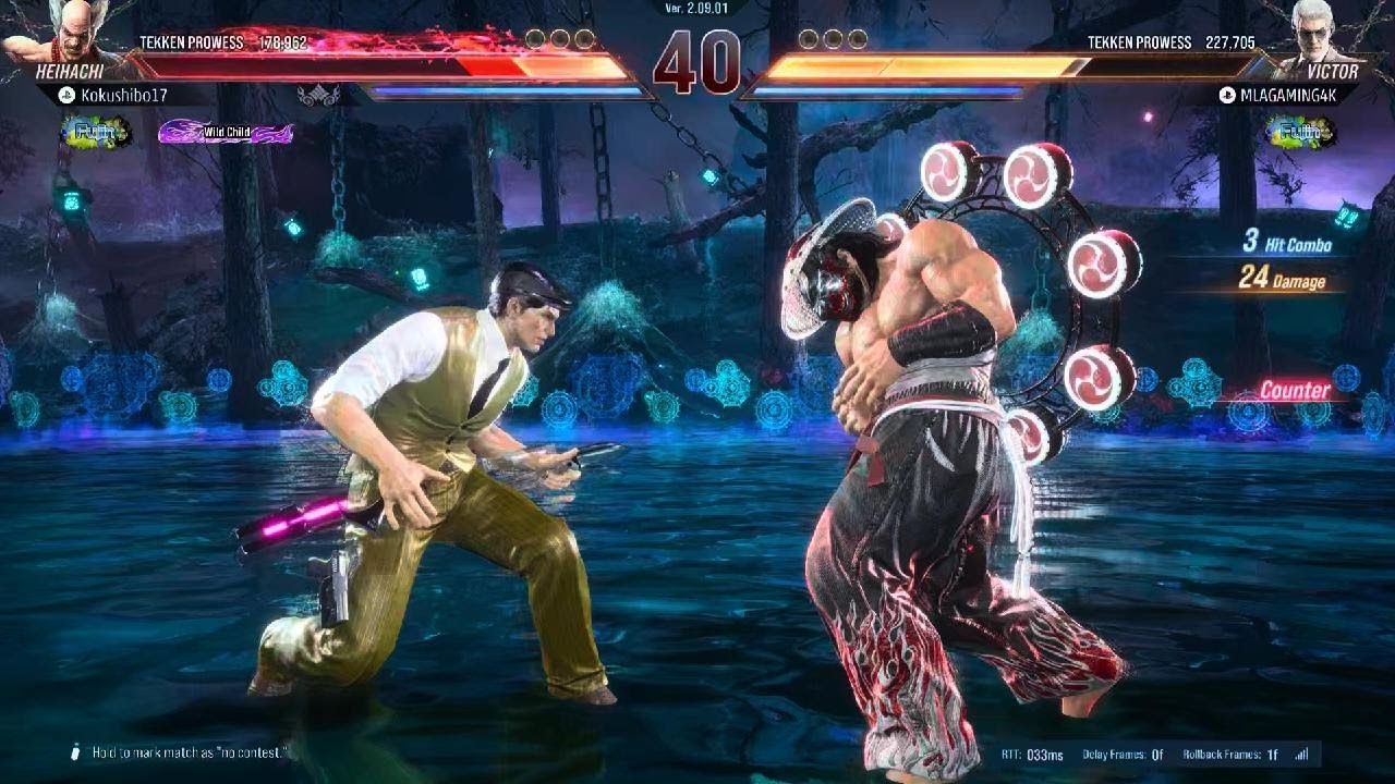 TEKKEN8 Heihachi mishima vs Victor chevalier online battle