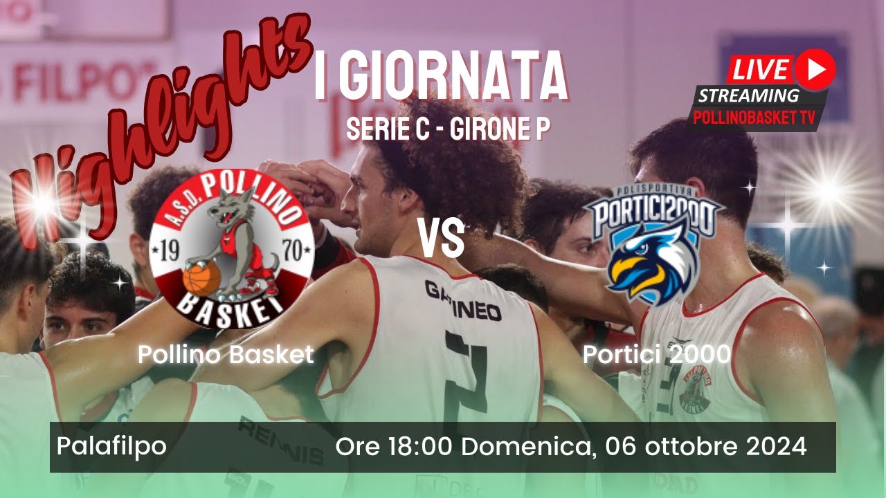 Highlights Pollino Basket - Portici 2000 - 06 ottobre 24