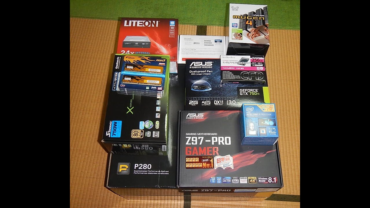 2015年4月PC組み立て動画【動画修正版】
