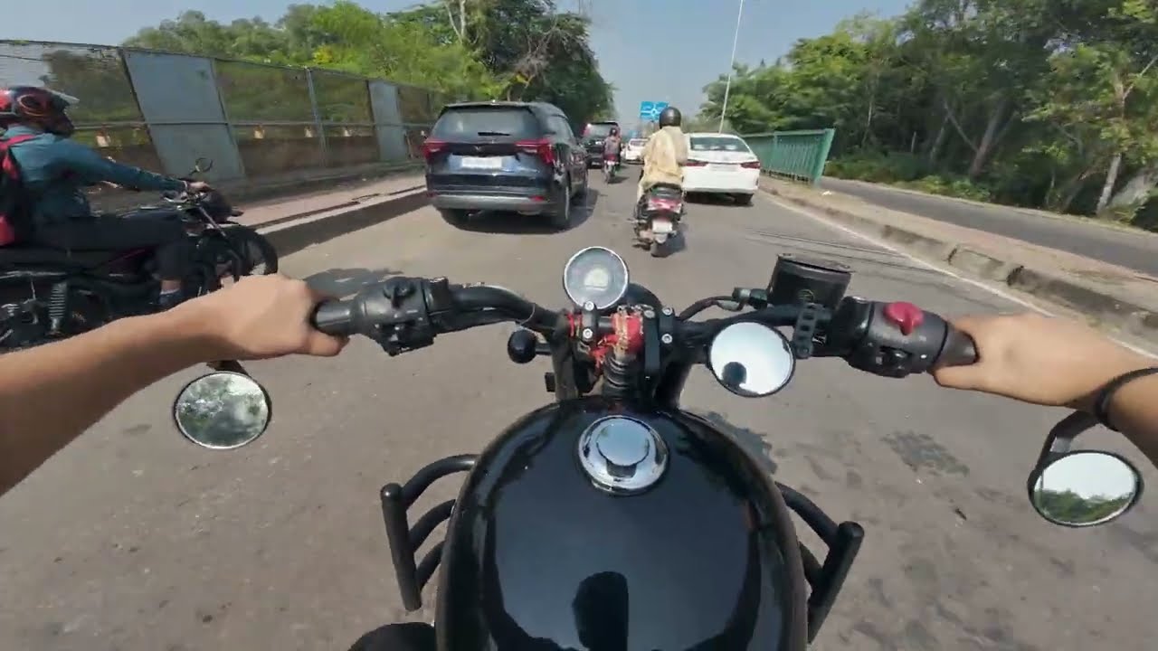 Royal Enfield Meteor 350 POV Mountain Ride | RAW Pure Sound