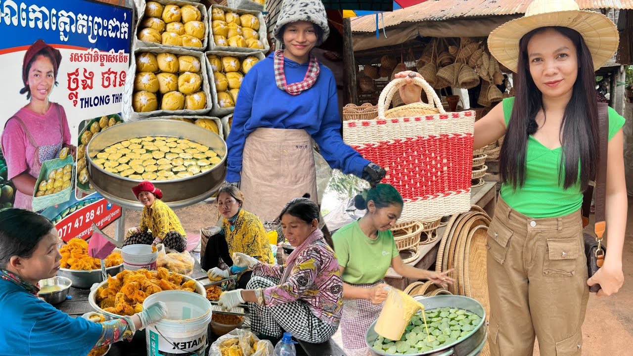 ទស្សនាទេសភាពប្រាសាទនាគព័ន្ធ ទឹកលិចស្ពាន និងភូមិព្រះដាក់នំអាកោត្នោត ល្បីប្រចាំតំបន់ពិតជាឆ្ងាញ់មែន