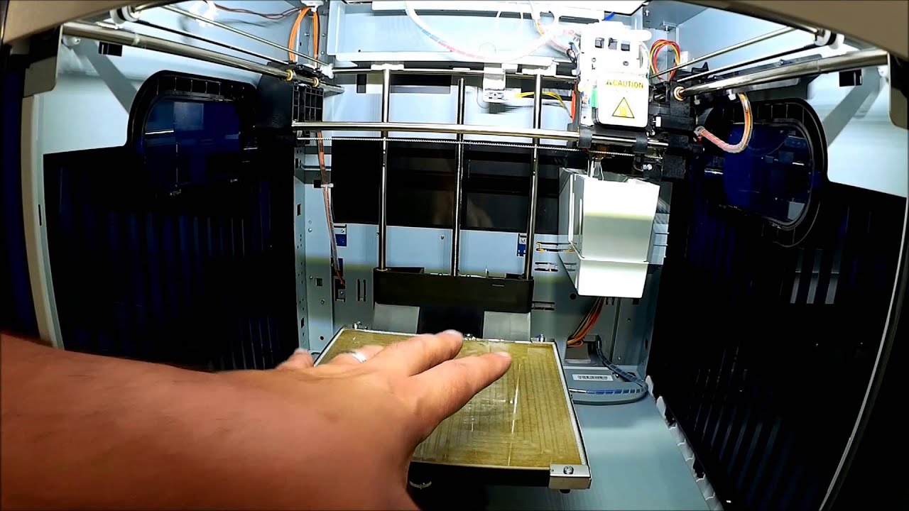 XYZprinting Da Vinci 3D Printer - Preparing the Bed for Printing