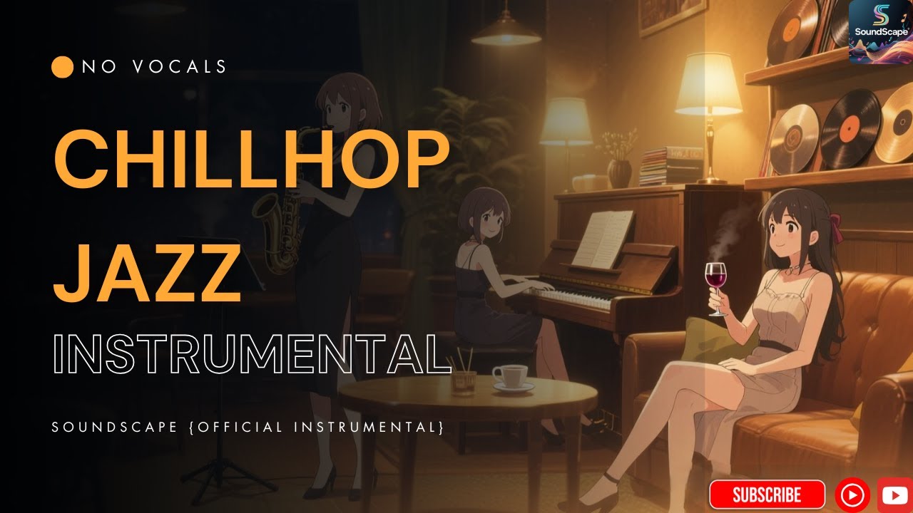 🎷☕ Chillhop Jazz Instrumental | ✨แซกโซโฟนนุ่มนวล 🎹 บรรยากาศสบายๆ (ไม่มีเสียงร้อง) | #ชาวปวดหัว