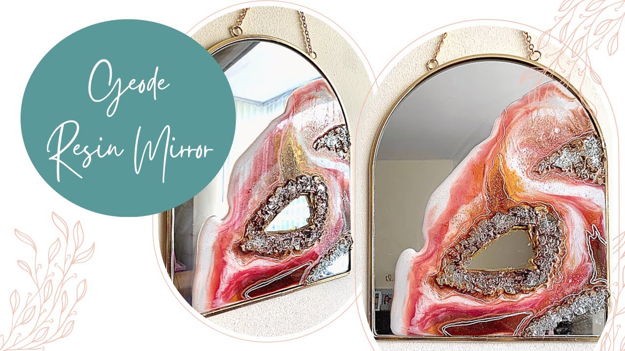 #12 Resin Art on Mirror for Beginners | DIY Resin Crafts
