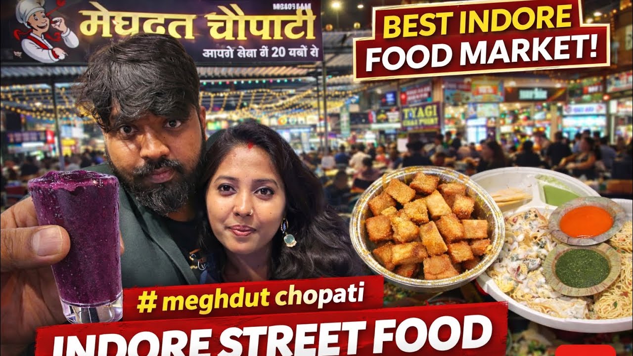 Indore Famous Street Food 😍 | Meghdut Chopati 78 Vijay Nagar | Food Vlog⭐ #shorts #ytshorts #food 