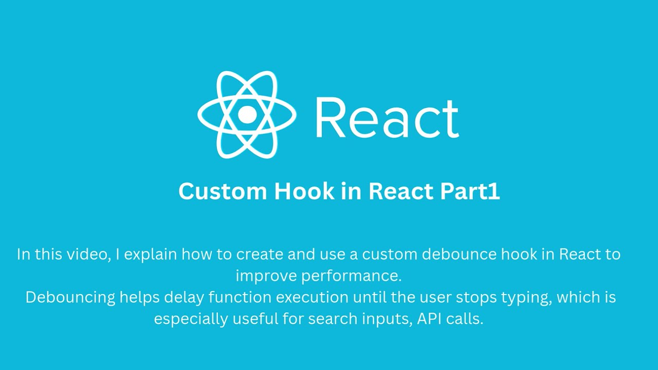 Custom Hook in React Part1 | Optimize Search & API Calls