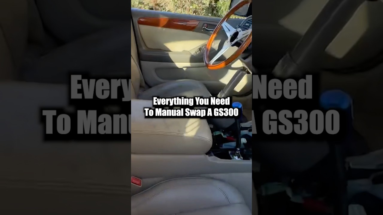 Here is everything you need to manual swap a GS300!