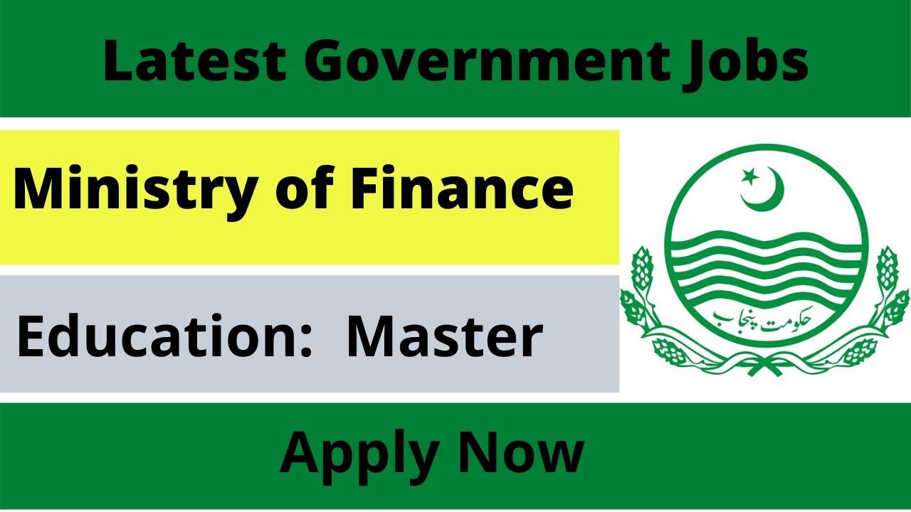 Latest Jobs in Ministry of Finance 2020 | Latest Govt. Jobs 2020 | Ministry of Finance Jobs 2020