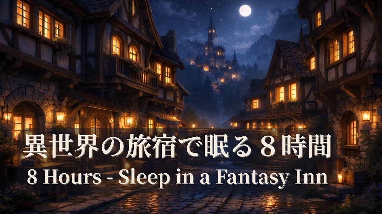 異世界気分に浸る睡眠用BGM(8時間) | Sleep Music with an Isekai Vibe (8 Hours)
