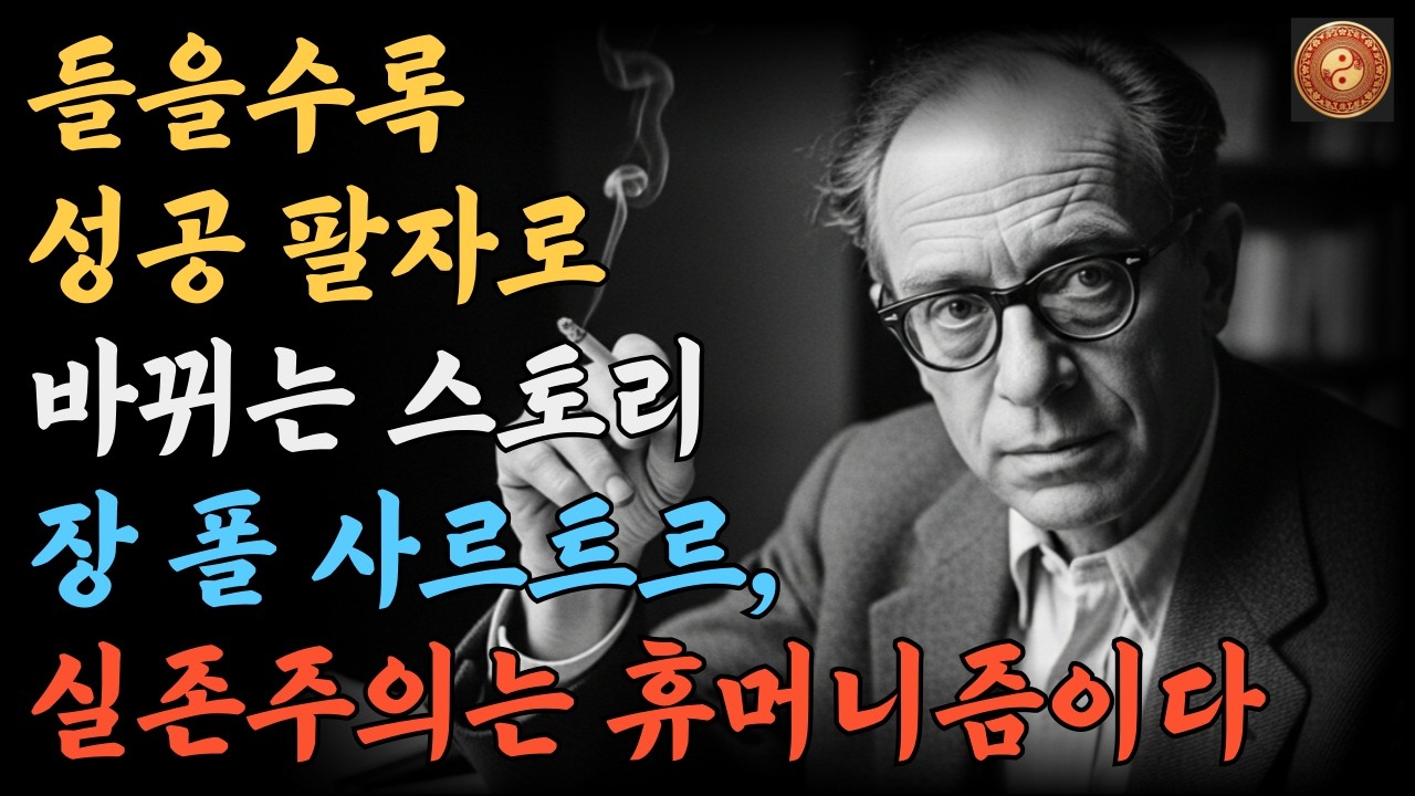 [딱 16분만 집중] 들을수록 성공팔자로 바뀌는 스토리, 장 폴 사르트르, 실존주의는 휴머니즘이다 | 팔자 | 고전 | 재물 | 부자마인드 | 사고방식 | 오디오북 |