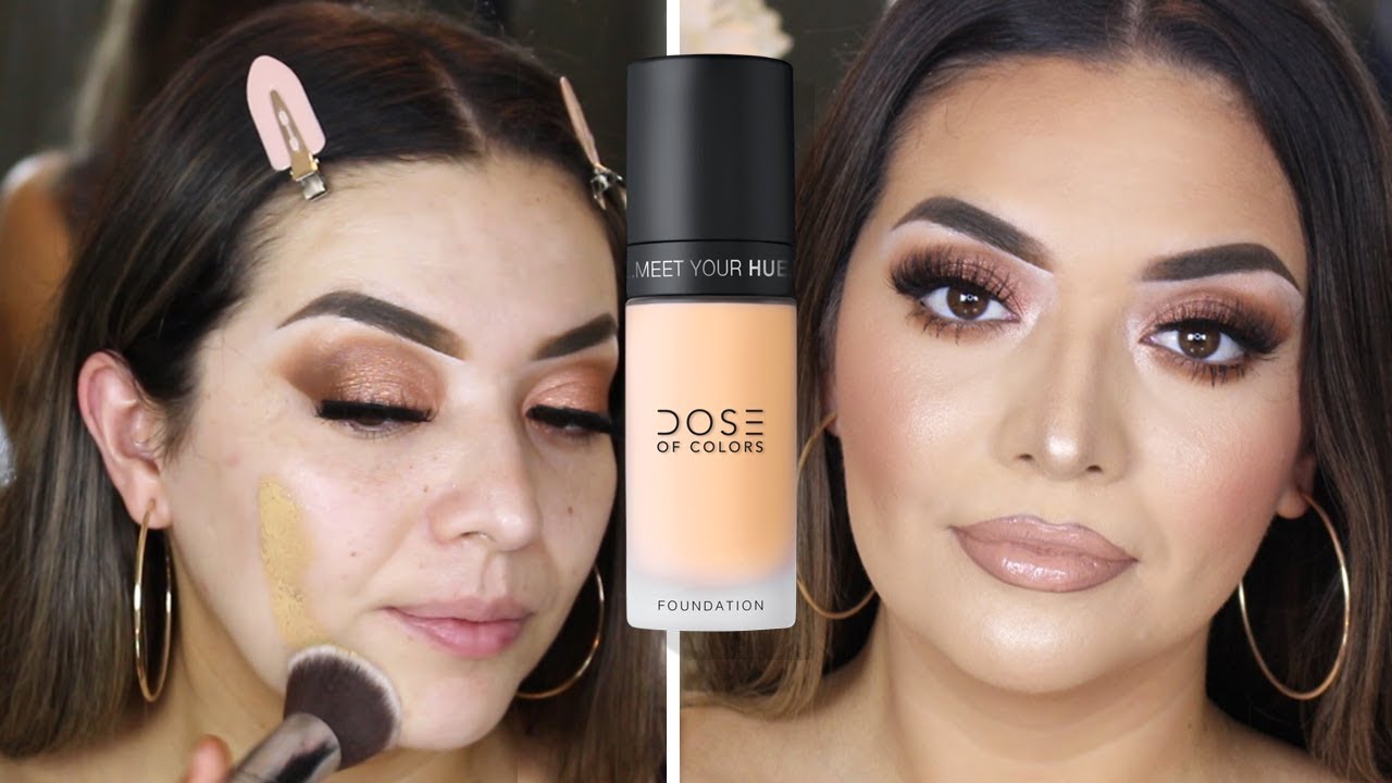NEW DOSE OF COLORS MEET YOUR HUE FOUNDATION REVIEW + WEAR TEST