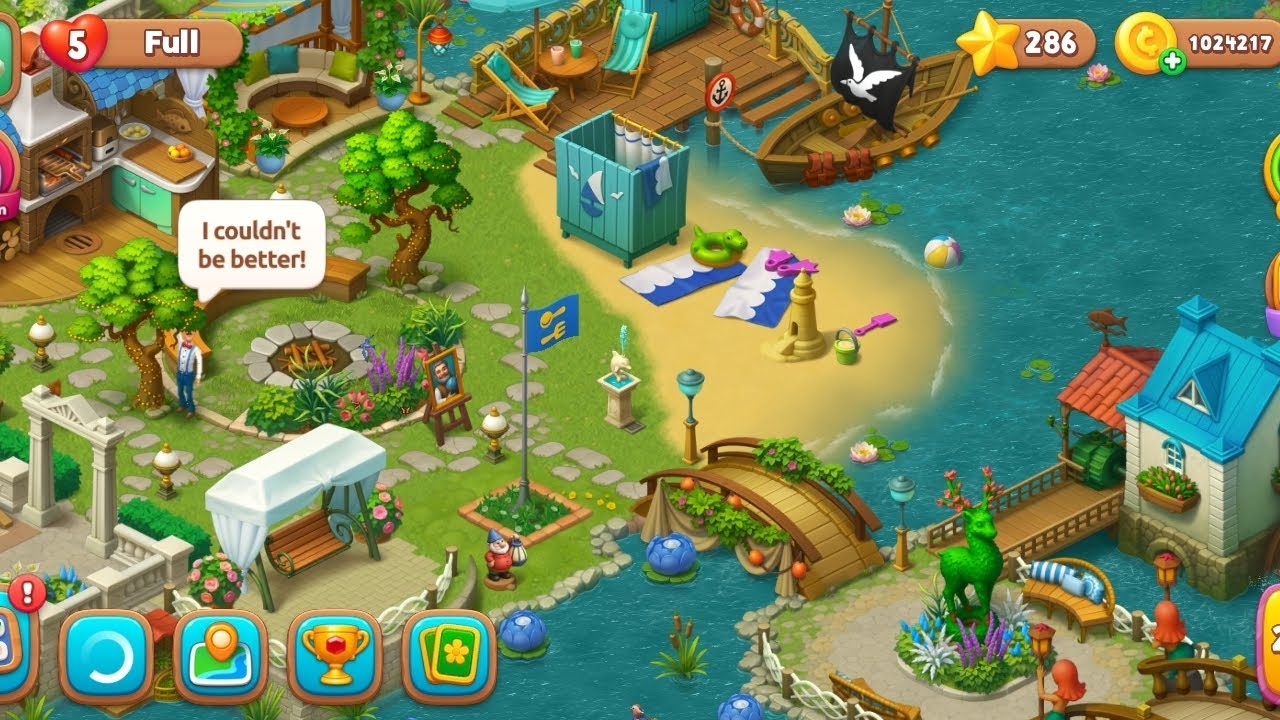 Day 3 Of Renovating The Other Side of Garden | Gardenscapes Gameplay Video 