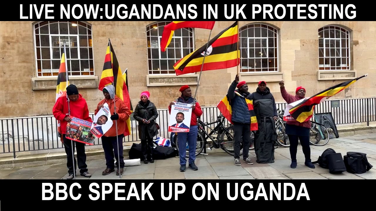 UGANDANS IN UK PROTESTING BBC SPEAK UP ON IGANDA