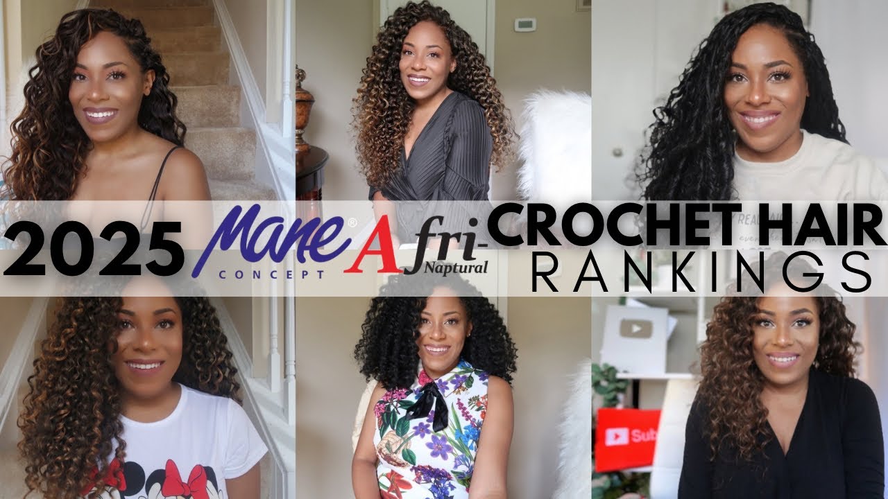AFRI NAPTURAL MANE CONCEPT CROCHET HAIR RANKINGS| DO MOST LOOK THE SAME?!?| LIA LAVON