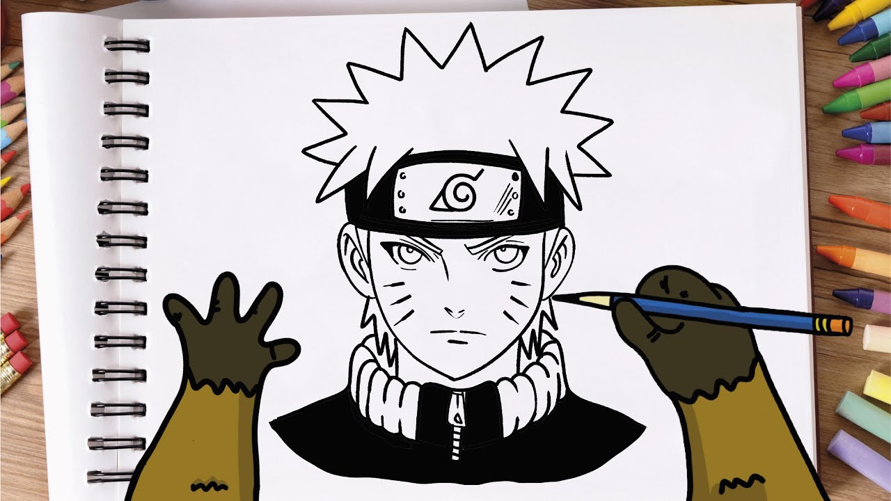 🍥✏️ COMO DESENHAR O ROSTO DO NARUTO | Estrutura Básica do Rosto Masculino (Mangá) ✏️🍥