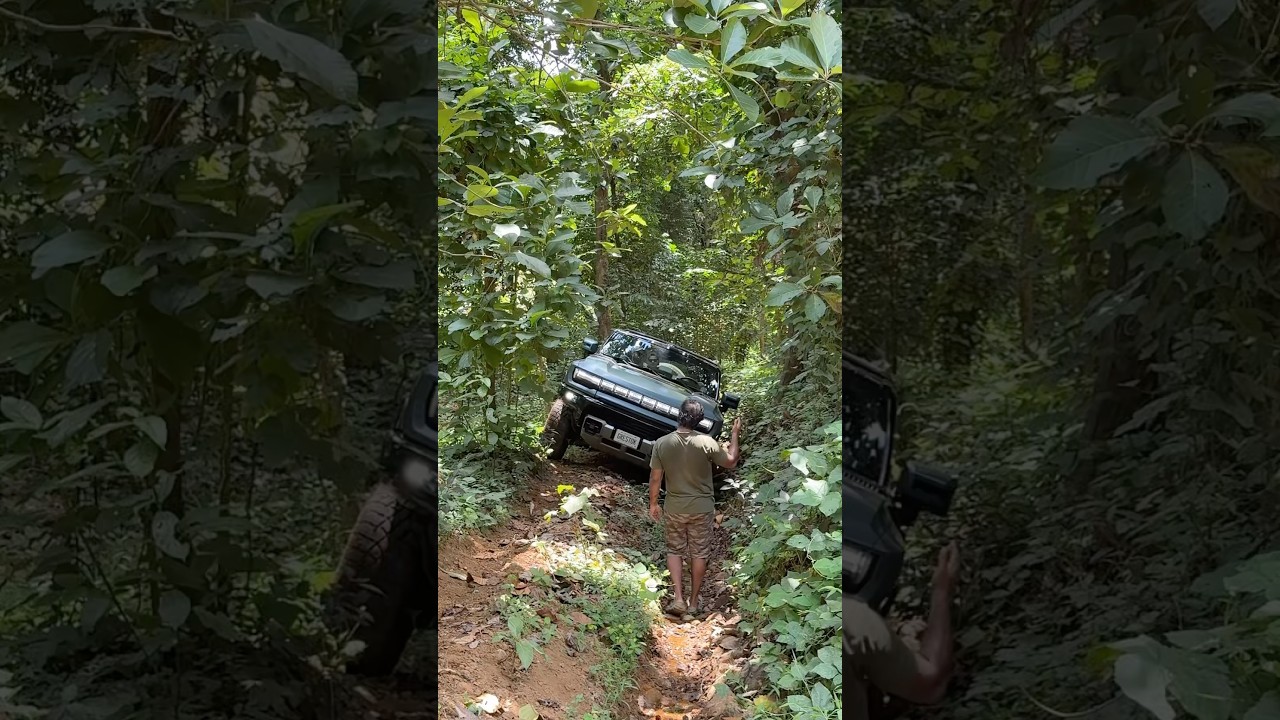 Hummer Ev at Kottayam,Kerala #electricadventure #automobile #hummer #hummerev #offroading #kerala