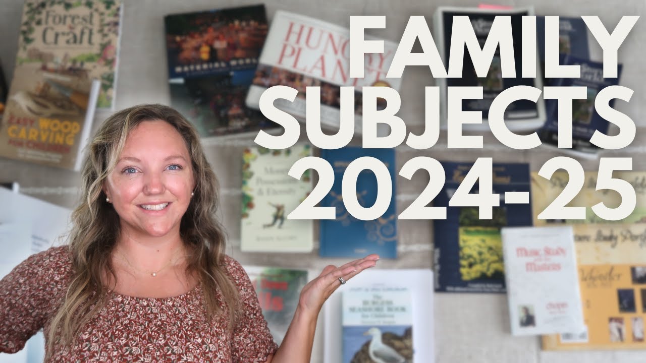 CURRICULUM CHOICES: FAMILY SUBJECTS + ENRICHMENT || HOMESCHOOL CURRICULUM WEEK 2024