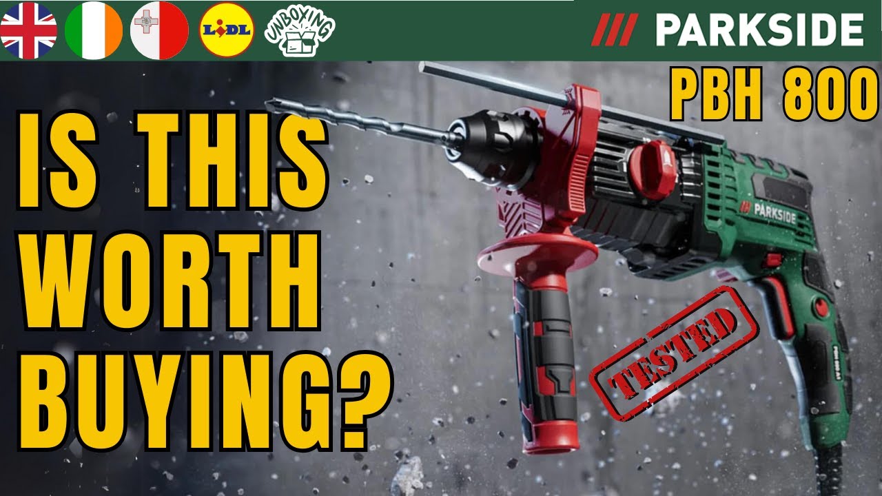 HAMMER DRILL Parkside PBH 800 A1 UK ENGLISH IRISH MALTESE IL-LINGWA MALTIJA  LIDL