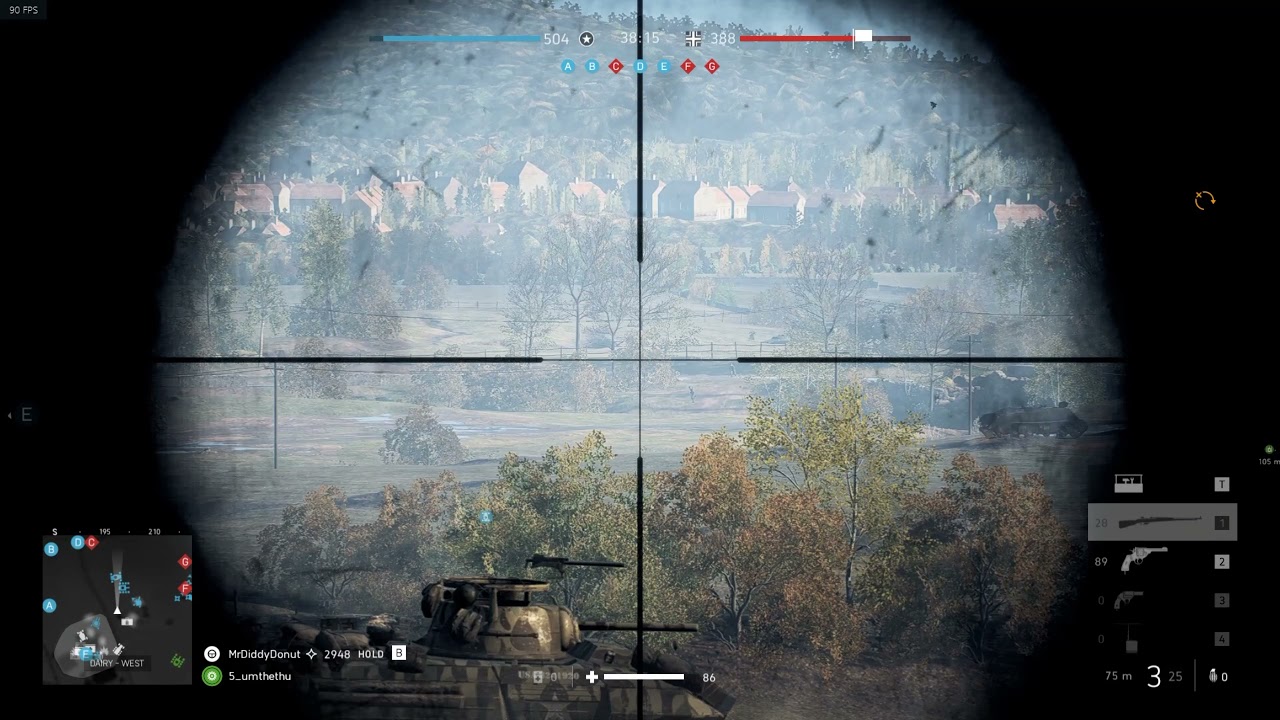 Possibly my longest distance kill (BFV)